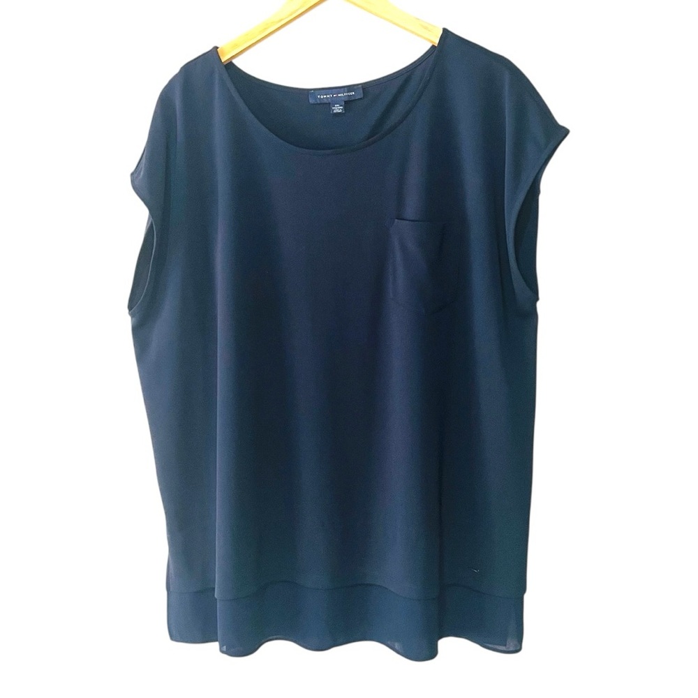Calvin Klein Women’s Size XXL Navy Blue Tank Top Crew Neck